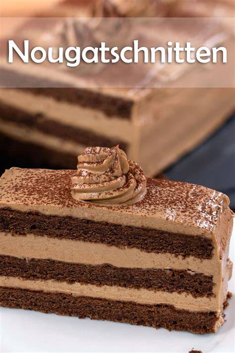 Kühlschrank-Aufbewahrung der Schokoladen Nougat Torte