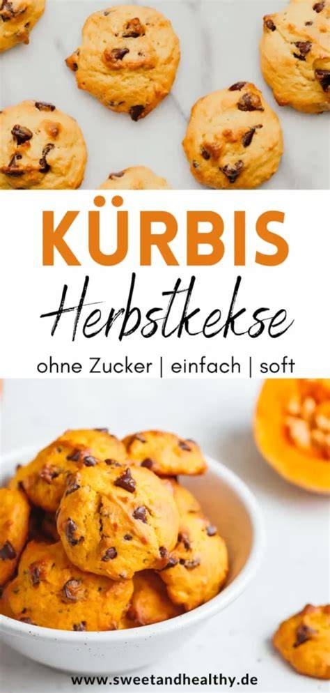 Kürbis Kekse auf Backblech vor dem Backen