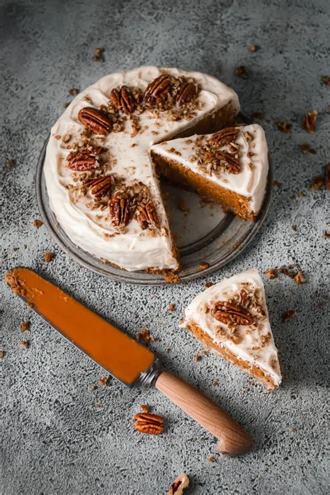 Kürbiskuchen mit Frischkäse-Frosting