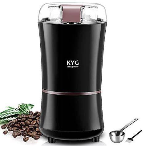 KYG Kaffeemühle mit transparentem Deckel