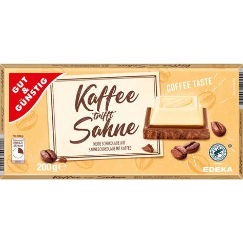 Kaffee Sahne Schokolade sortiert in EDEKA