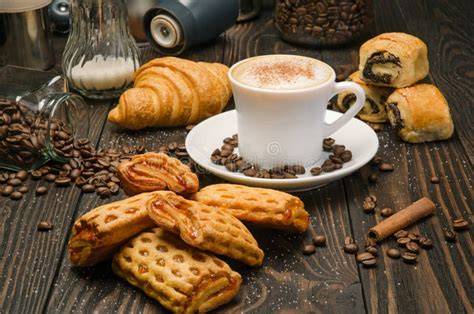 Kaffee und Gebäck-Spezialitäten