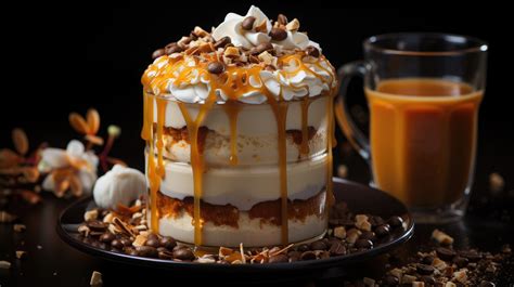 Kaffee und Pudding Kombination