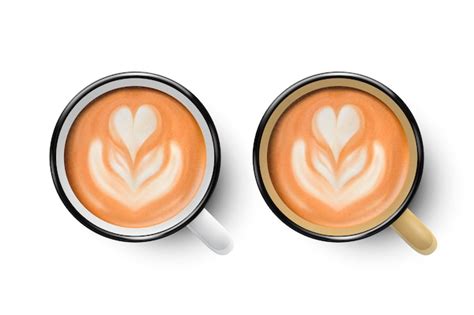 Kaffee-3D-Druck: Druckbild im Milchschaum