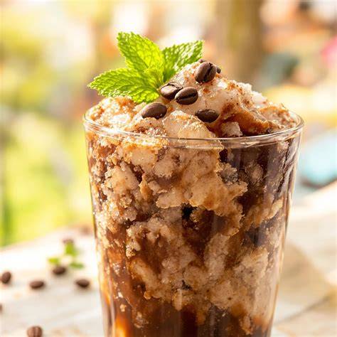 Kaffee-Granita mit Baileys