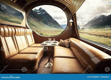 Kaffeehausbus im Retro-Look, Innenraum mit Ledersitzen und 60er-Jahre-Design