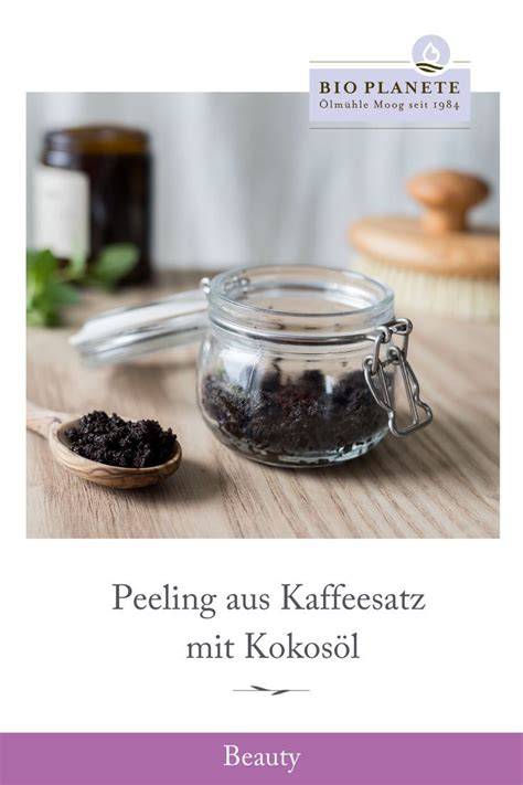 Kaffeesatz in Kombination mit Kokosöl und Honig