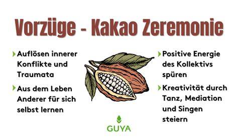 Kakao Zeremonie Infografik, Dosierung und Wirkung