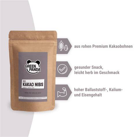 Kakao-Nibs als gesunder Snack und Backzutat
