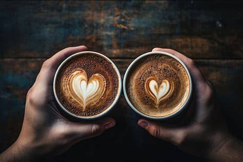 Kakao-Ritual: Tasse in beiden Händen halten