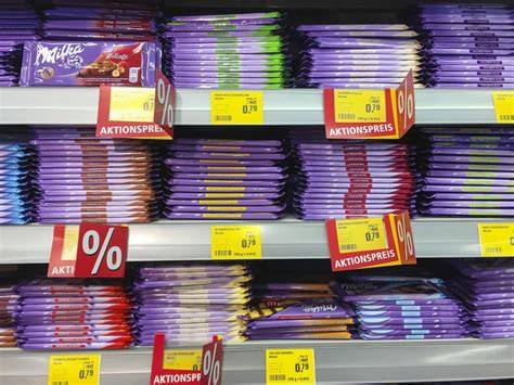 Kakao-Sortiment in deutschen Supermärkten