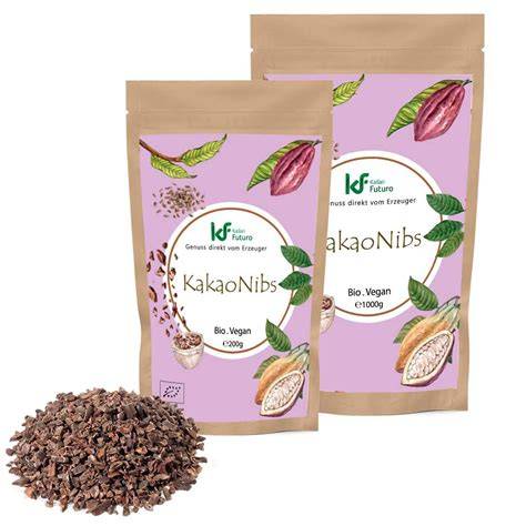 Kakaonibs als Snack und Topping