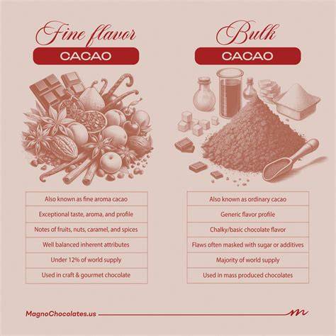 Kakaosorten: Bulk vs. Fine Cocoa