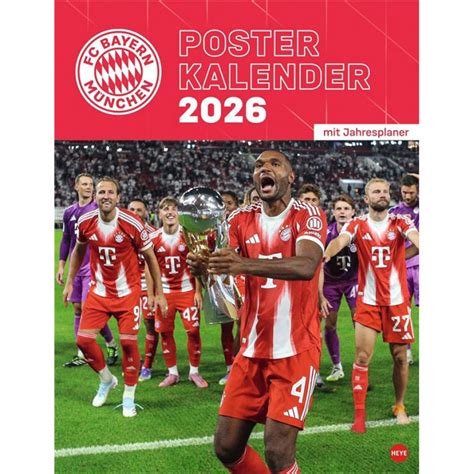 Kalender-Cover mit Bayern-Stars