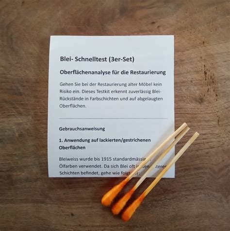Kaliumjodid-Test auf Blei