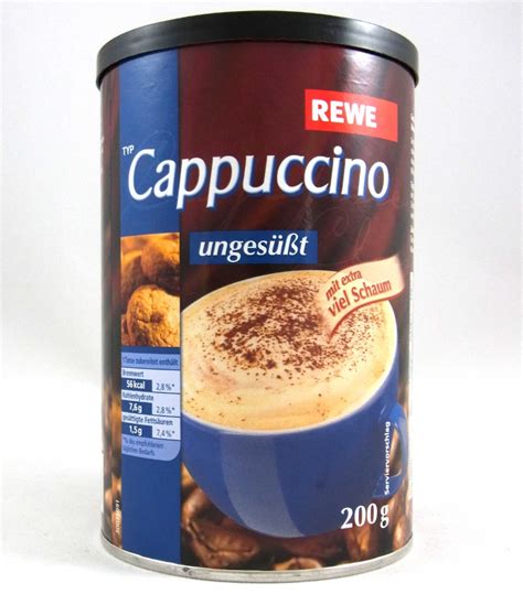 Kalorienarmer Cappuccino ohne Zucker im Becher