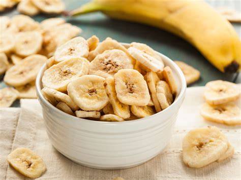 Kalorienvergleich frische Banane vs. Bananenchips