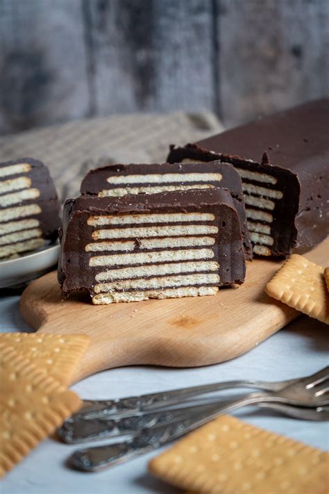 Kalter Hund - deutscher Kekskuchen ohne Backen