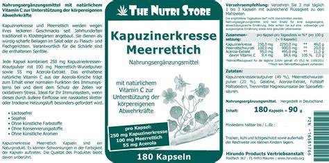 Kapuzinerkresse und frisch geriebener Meerrettich