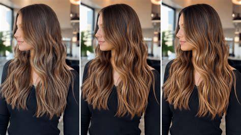 Karamell Balayage Ergebnis before/after