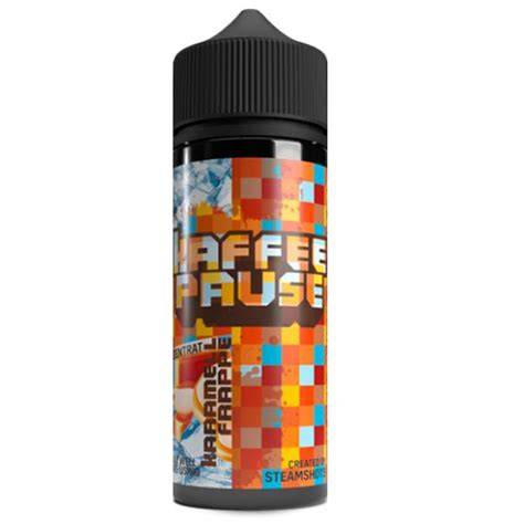 Karamell Frappe Ice Flasche und 120ml Chubby Flasche mit Aroma