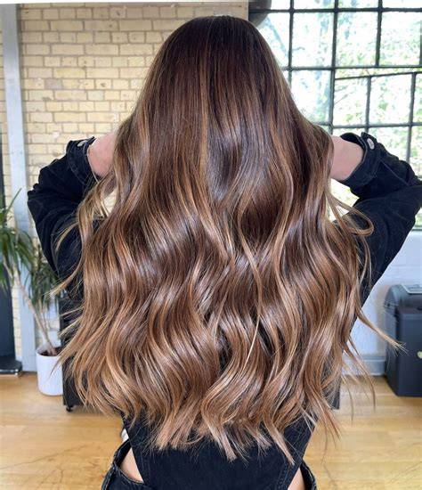 Karamell Melt Balayage Beispiel