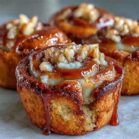 Karamell Muffins frisch aus dem Ofen