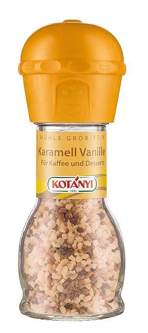 Karamell Vanille Mühle Glasflasche