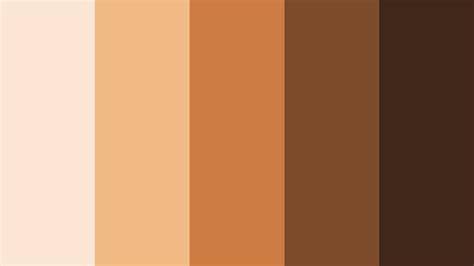 Karamell- und Honignuancen: Palette mit Warmtönen