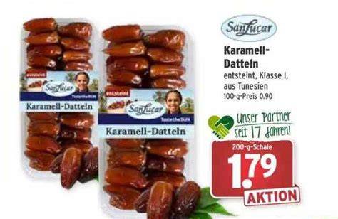 Karamell-Datteln in Schale