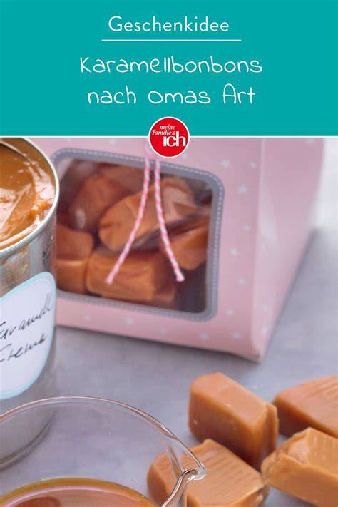 Karamellbonbons als Geschenkideen - Verpackungsbeispiele