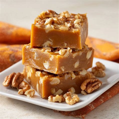 Karamellbonbons und Fudge auf einem Teller