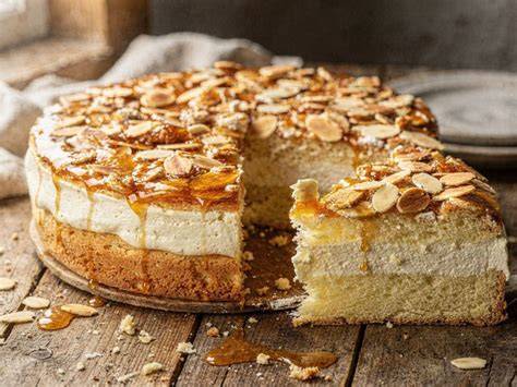 Karamellisiertes Mandel-Topping
