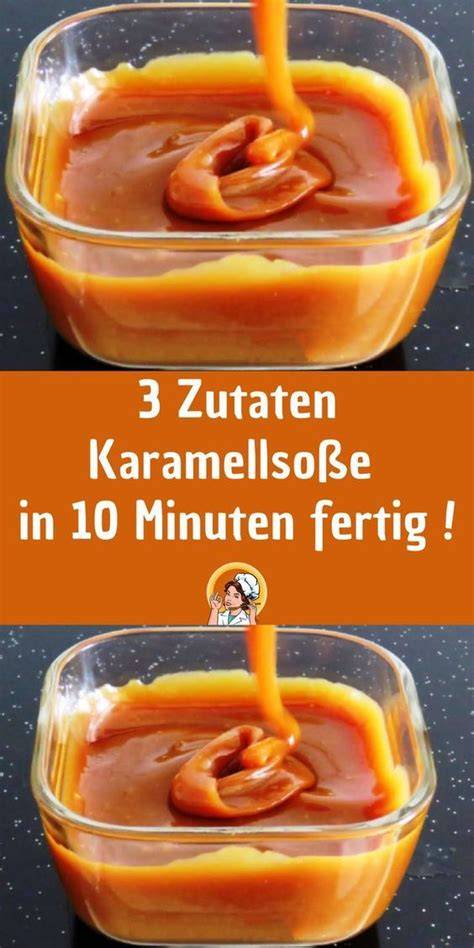 Karamellsoße als Desserttopping