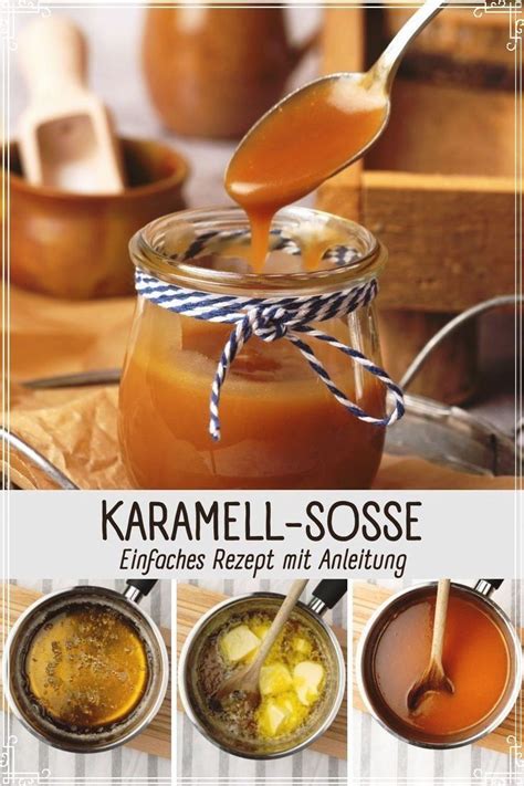 Karamellsoße in Gläsern, verschiedene Konsistenzen