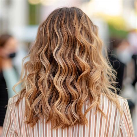 Karamellwellen und Beach Waves Styling