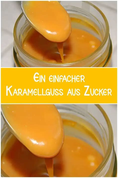 Karamellzubereitung im Topf: Zucker, Butter, Sahne