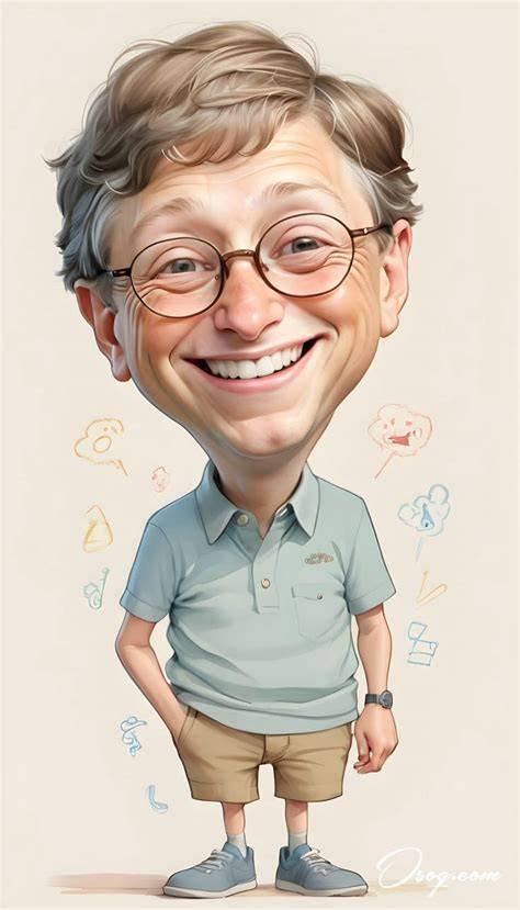 Karikatur: Bill Gates und die Symbolik des Tortenwurfs