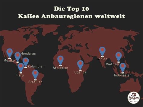 Karte: Anbaugebiete von Qualitätskakao weltweit
