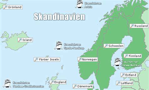 Karte: Beliebte Zimtschnecken-Varianten weltweit (Skandinavien, Nordamerika, Deutschland)