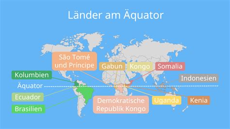 Karte: Der Kakaogürtel rund um den Äquator