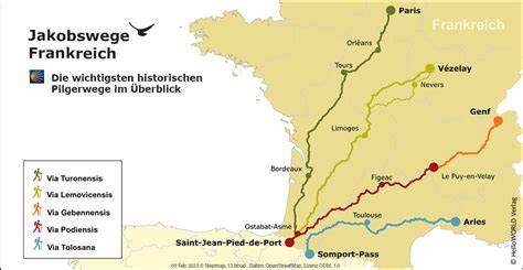 Karte: Die Reise des Babà von Polen über Frankreich nach Italien