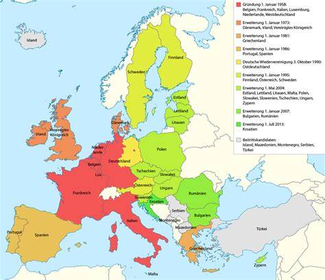 Karte: EU-Mitgliedstaaten und Sonderzollgebiete