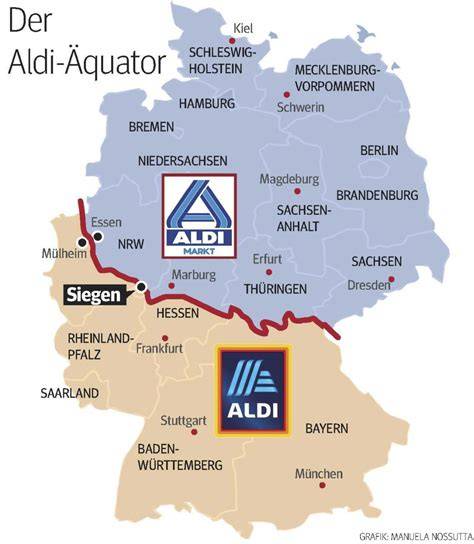 Karte: Frankfurt am Main vs. Dermbach - Prospektreichweite Aldi Nord