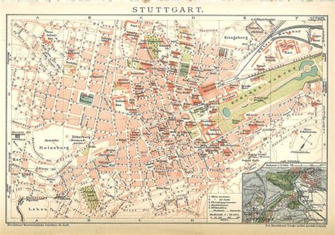 Karte: Historische Schokoladenstandorte in Stuttgart