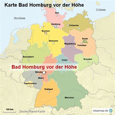 Karte: Lage der Louisenstraße in Bad Homburg