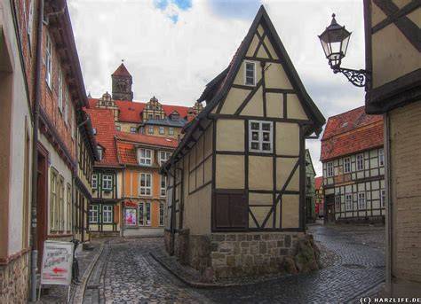 Karte: Lage der konkurrierenden Cafés Vincent und Am Finkenherd in Quedlinburg