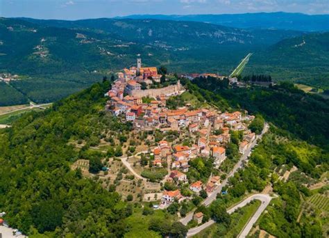 Karte: Region Motovun und Tal des Flusses Mirna