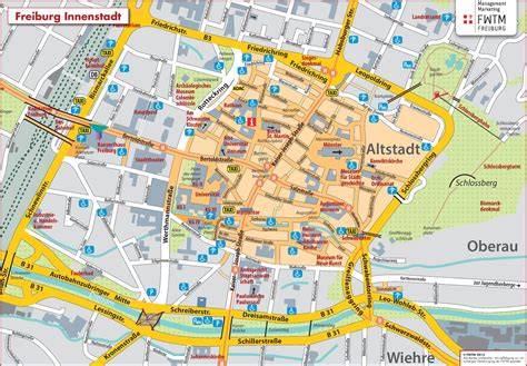 Karte: Top-Konditoreien in Freiburg