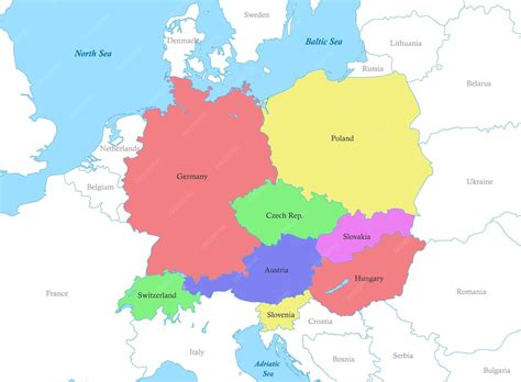 Karte: Verbreitung von Krautfleckerl in Mitteleuropa mit regionalen Varianten